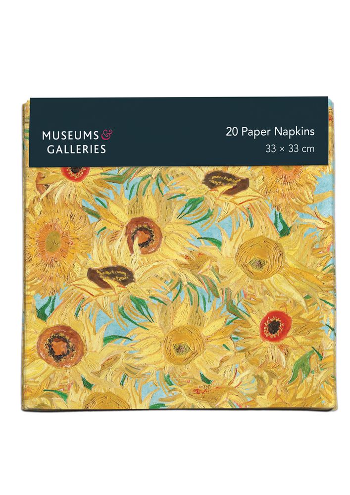 Vincent Van Gogh Vase with Twelve Sunflowers Pack of 20 Paper Napkins