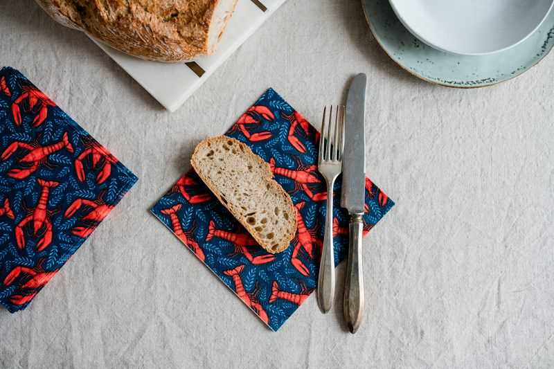 Catherine Rowe Lobsters Pack of 20 Paper Napkins - Bee's Emporium