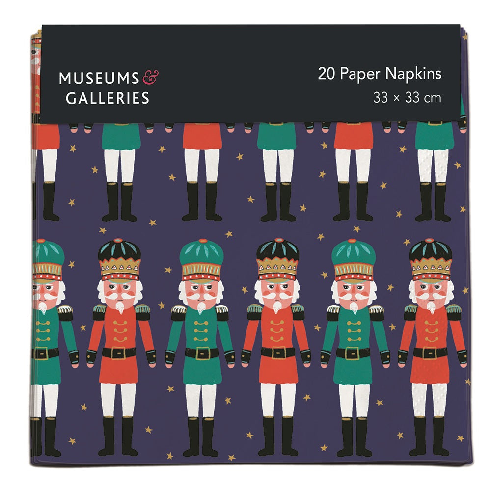 Nutcracker by Liza Lewis Pack of 20 Christmas Paper Napkins