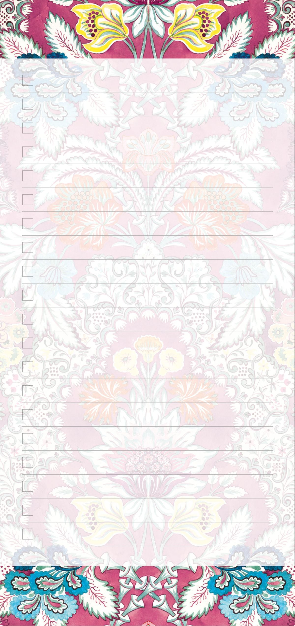 V&A Roccoco Magnetic Fridge Notepad