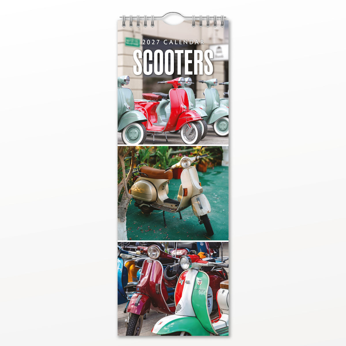Scooters 2027 Slim Wall Calendar