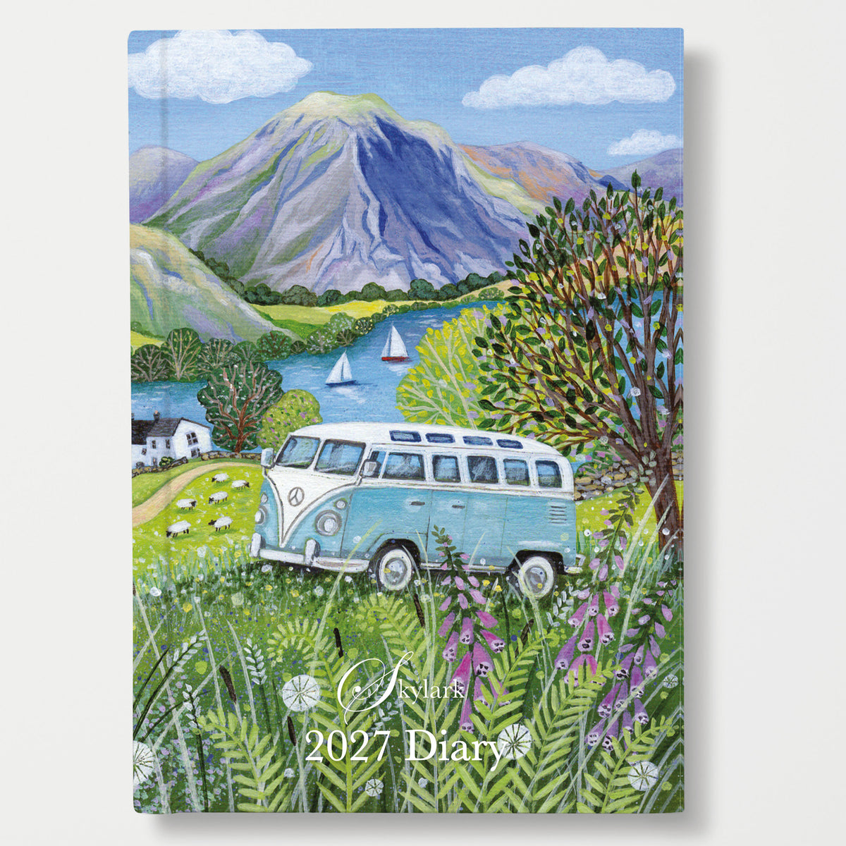 Skylark - Campervan by Lucy Grossmith 2027 A5 Padded Diary