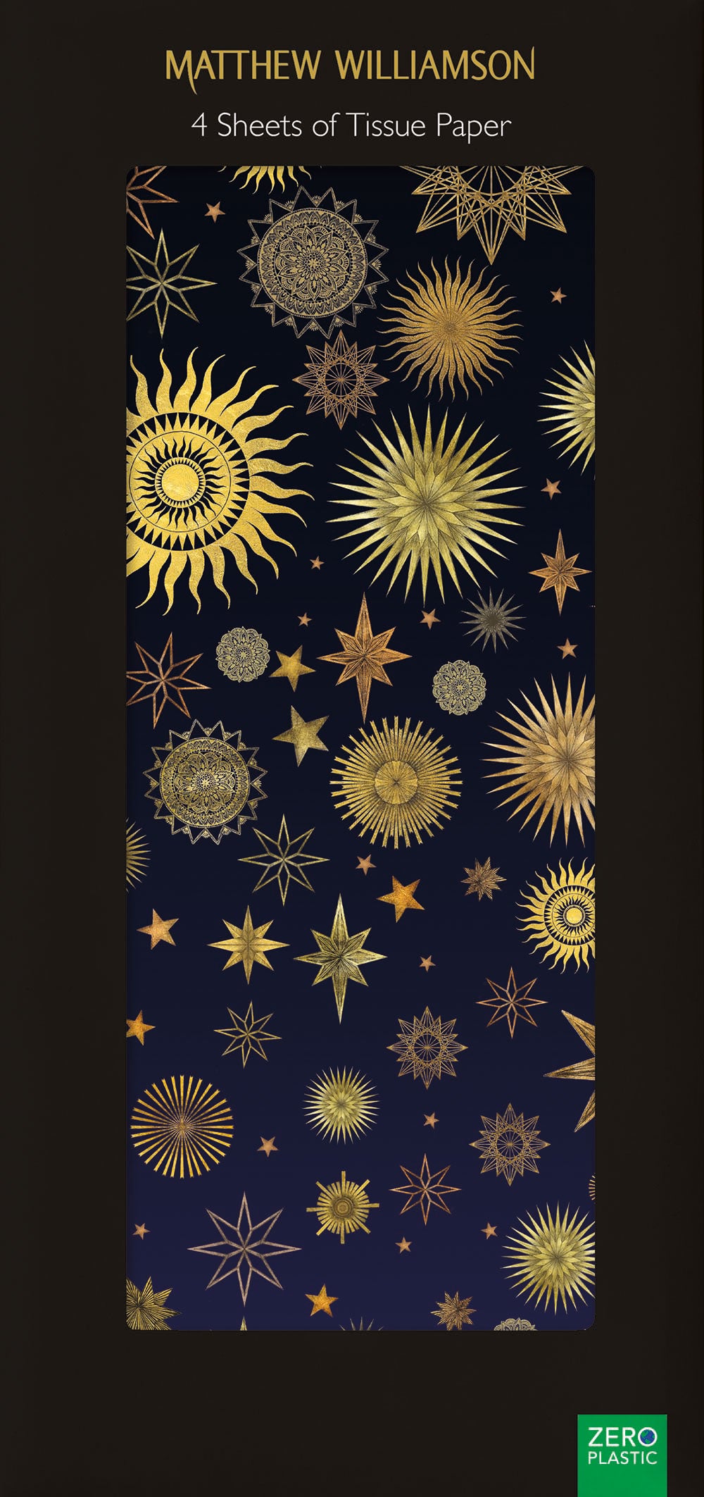 Matthew Williamson - Stardust Pack of 4 Sheets of Tissue Paper - Bee's Emporium