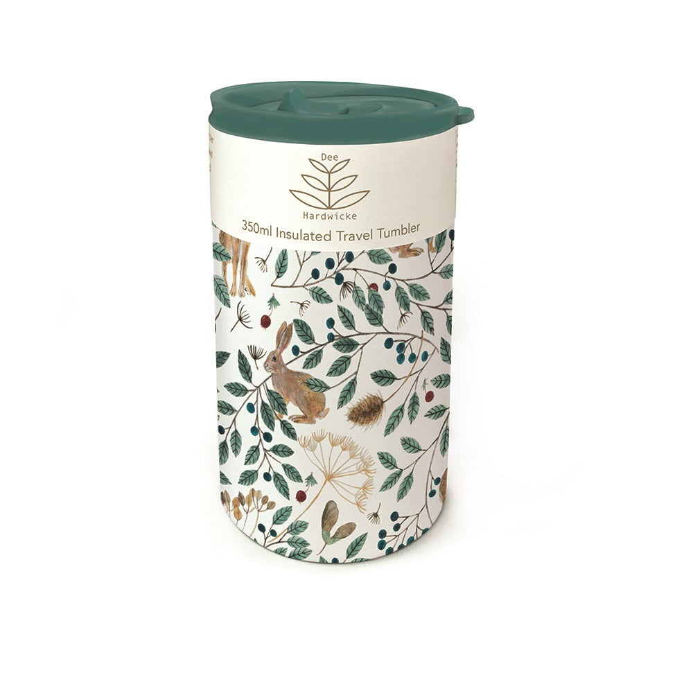 Dee Hardwicke Hares & Berries Stainless Steel Insulated Travel Tumbler - Bee's Emporium