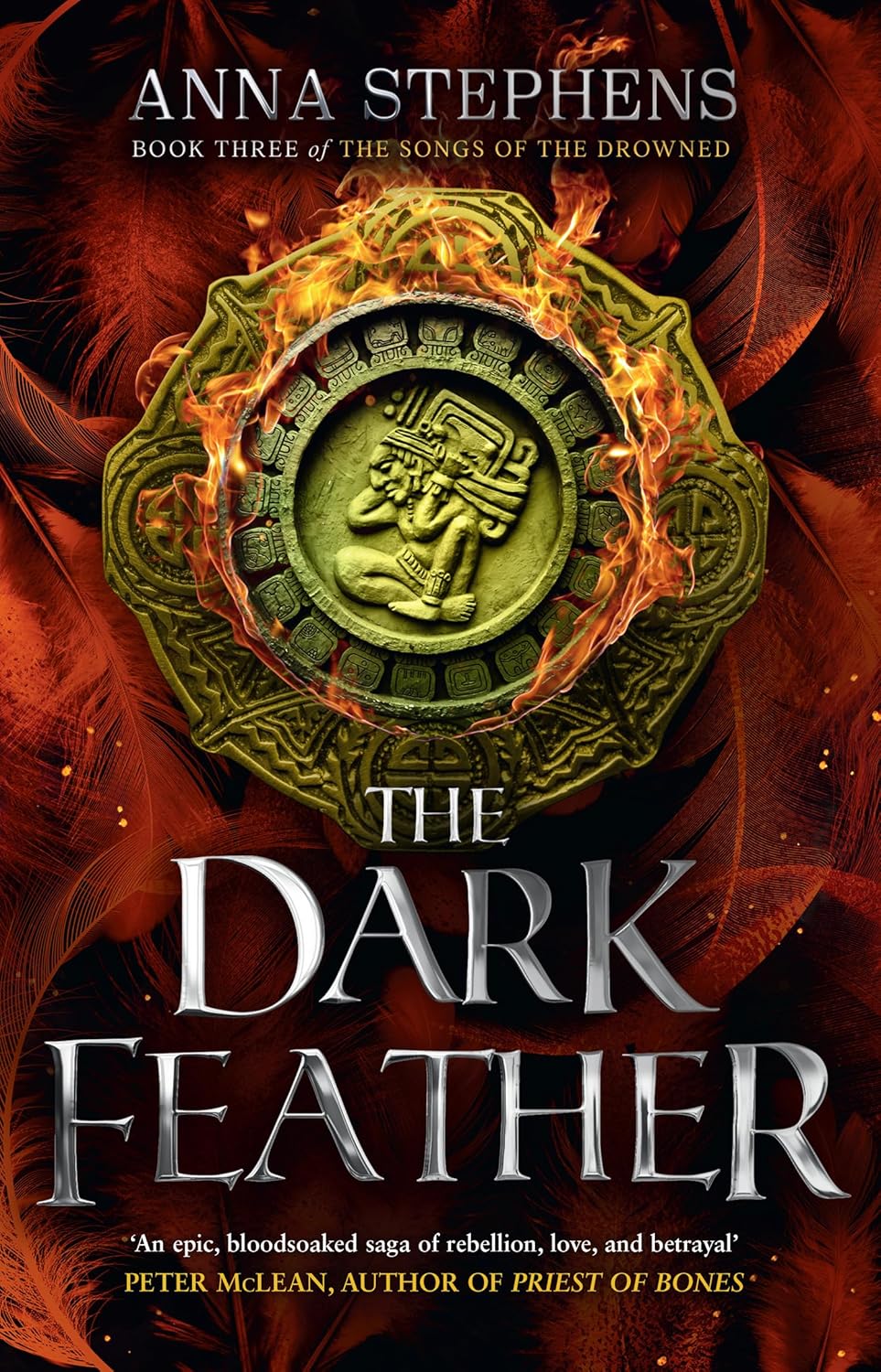 The Dark Feather by Anna Stephens (Book 3 The Songs of the Drowned) (Hardcover)