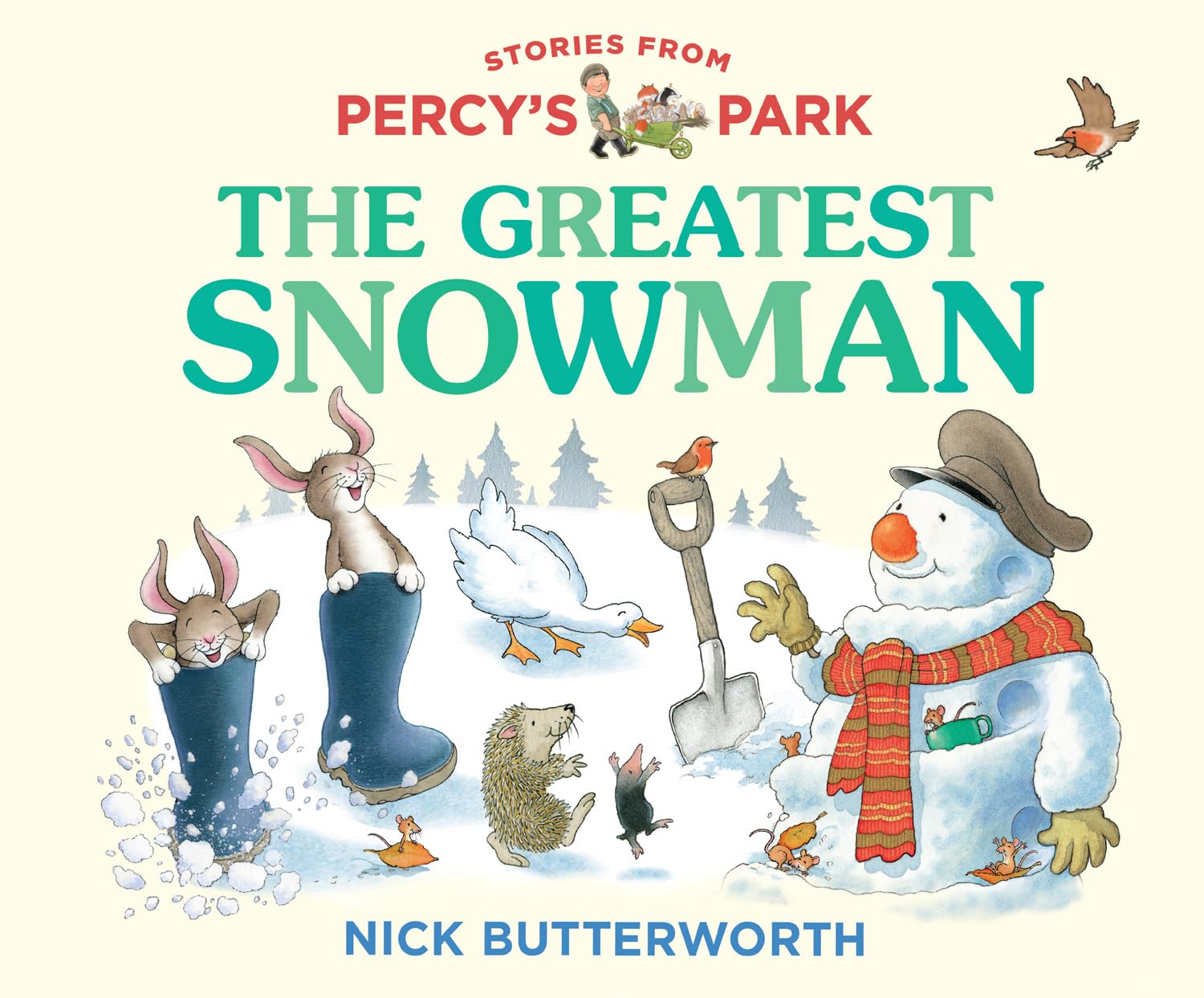 The Greatest Snowman by Nick Butterworth (Board Book)