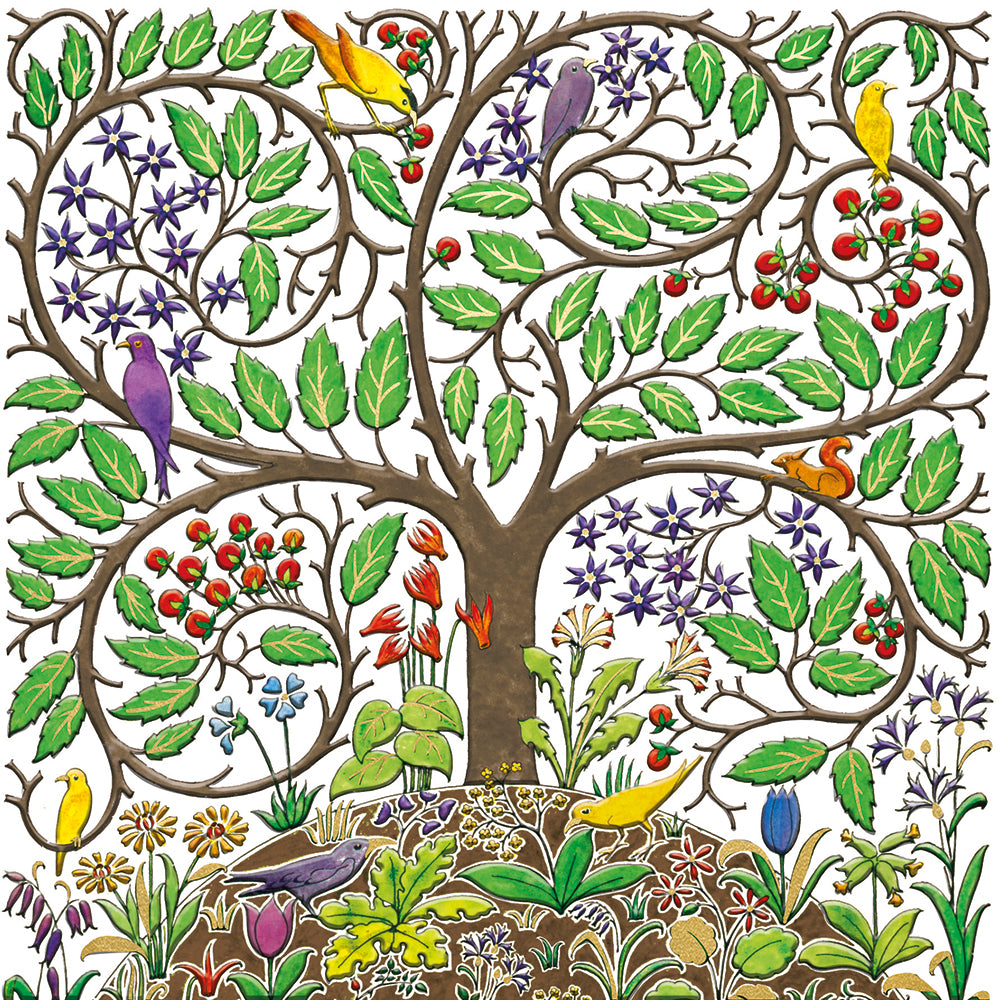 V&A Garden of Eden 6 Luxury Square Notecards Wallet - Bee's Emporium
