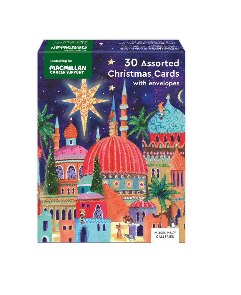 Macmillan Cancer Support - 30 Assorted Charity Christmas Cards with Envelopes - Bee's Emporium