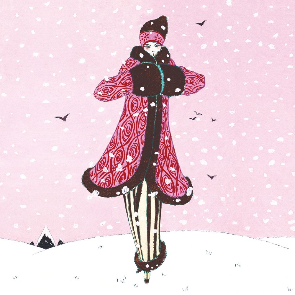 V&A Deco Christmas Fashion Box of 20 Christmas Cards - Bee's Emporium