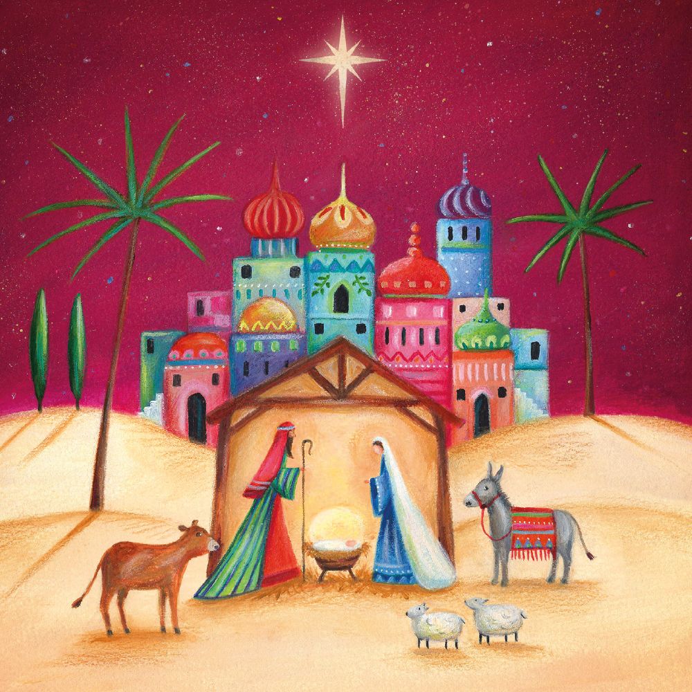 Christmas Star Box of 20 Christmas Cards