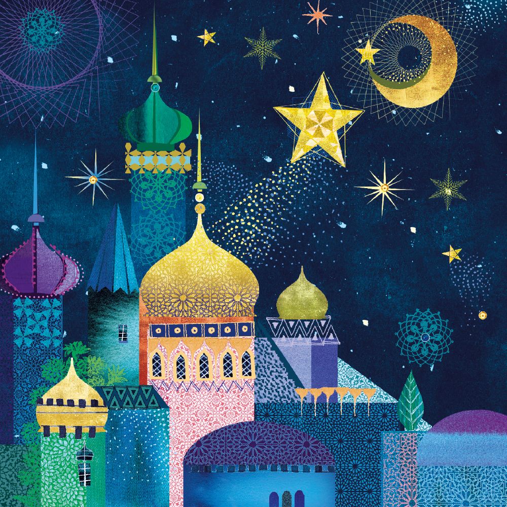 Christmas Star Box of 20 Christmas Cards