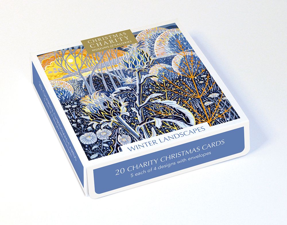 Winter Landscapes by Annie Soudain Box of 20 Christmas Charity Cards - Bee's Emporium