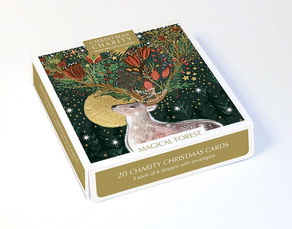 Magical Forest by Emma Frances Grant Box of 20 Christmas Charity Cards - Bee's Emporium