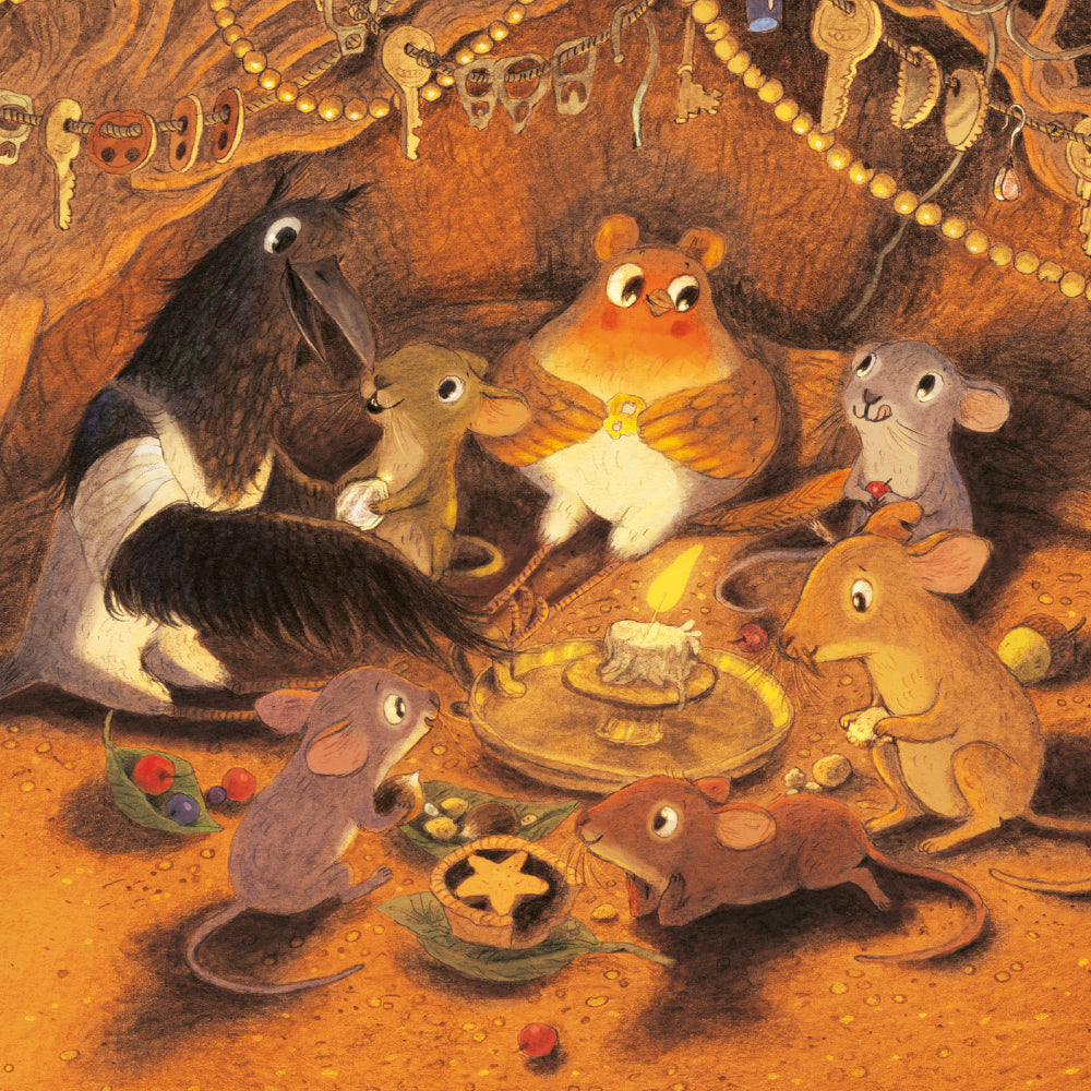 Robin Robin - The Chrim-Cross Star Box of 16 Christmas Cards