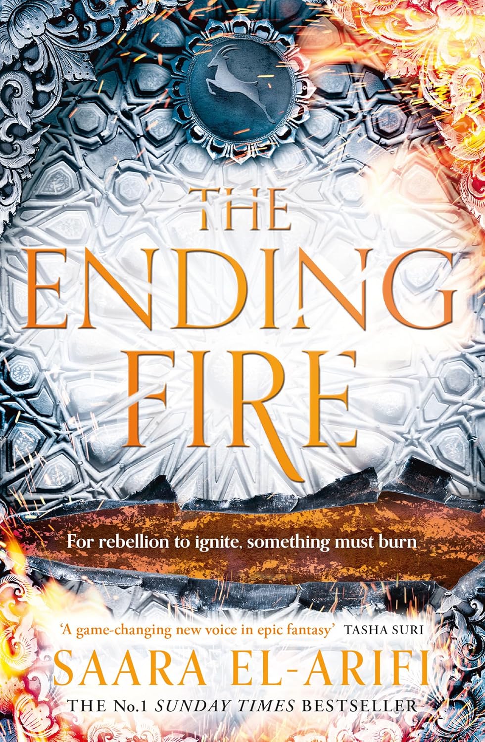 The Ending Fire: (Book 3 of 3 The Ending Fire Trilogy) by Saara El-Arifi (Hardcover SIGNED FIRST EDITIONS) - Bee's Emporium