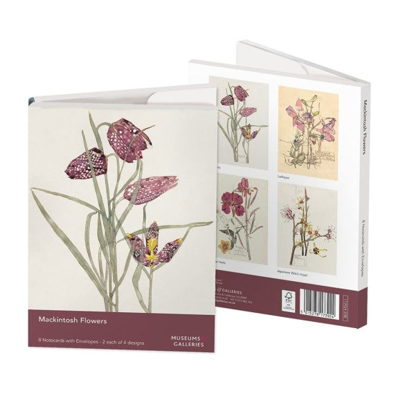 Mackintosh Flowers Rectangle Notecards Wallet