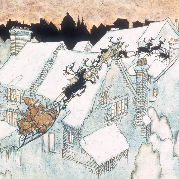 So Up To The House-Top Pack of 8 Charity Christmas Cards