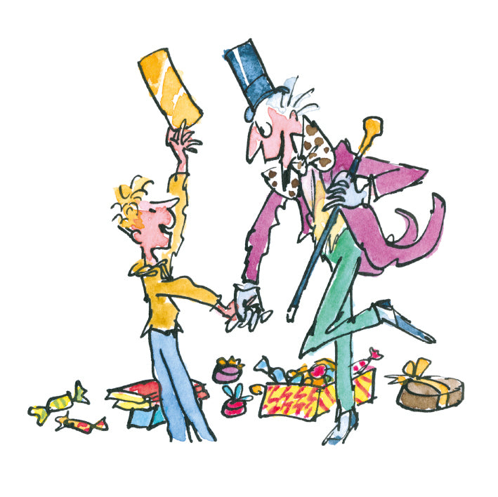 Roald Dahl - Charlie and the Chocolate Factory Blank Greeting Card with Envelope