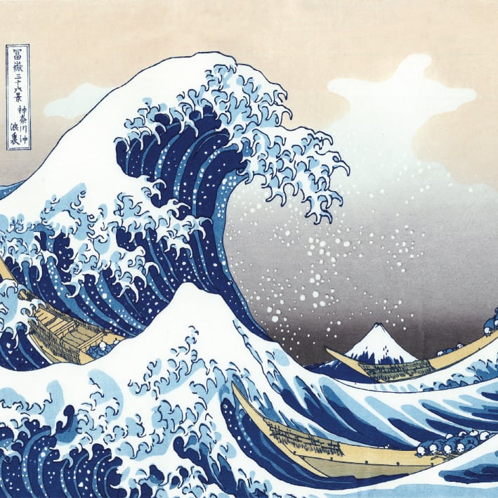 The British Museum - The Great Wave Blank Greeting Card with Envelope - Bee's Emporium