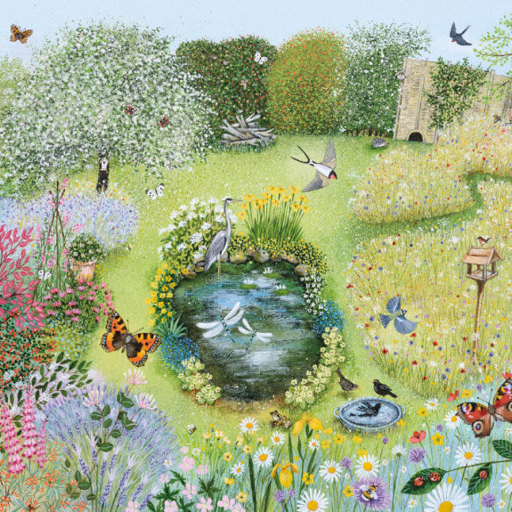 Coast and Country - Wildlife Garden Greeting Blank Card with Envelope - Bee's Emporium