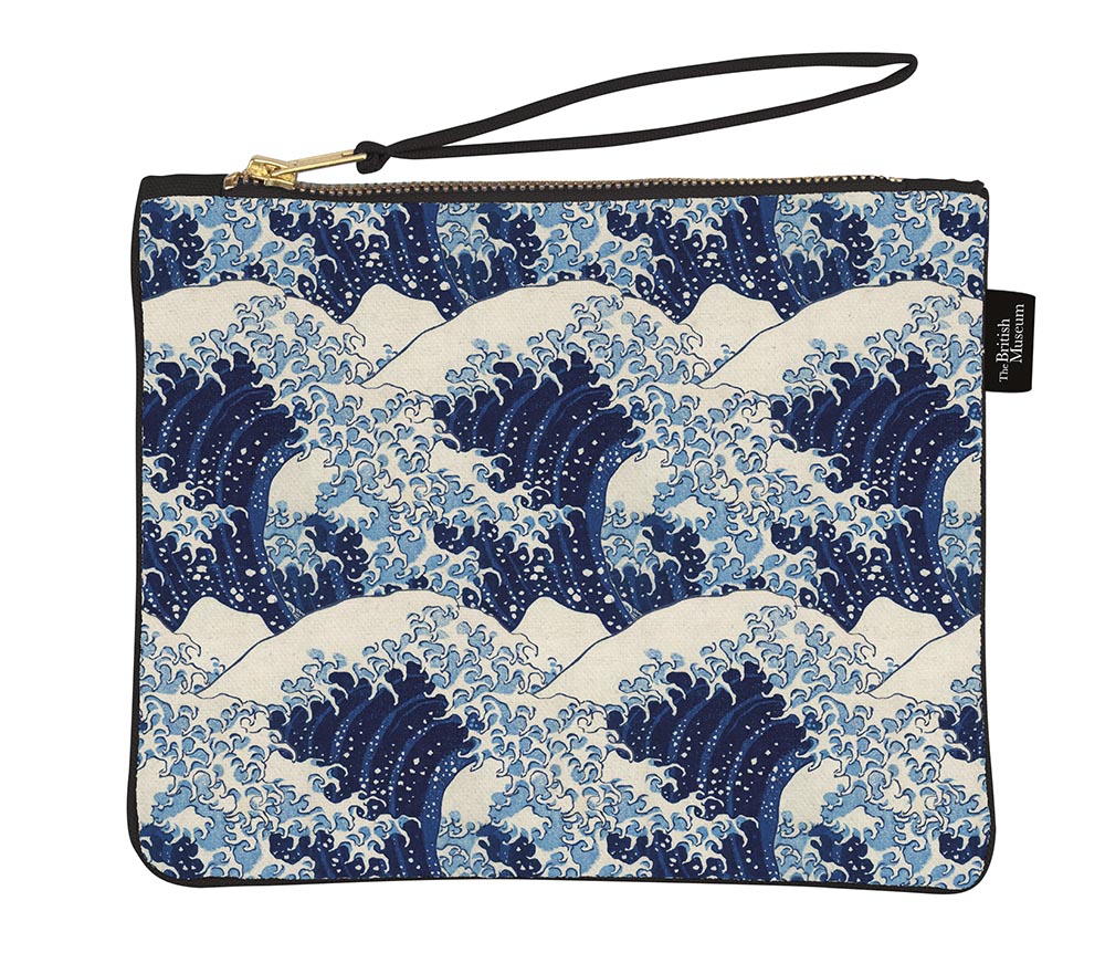 The British Museum The Great Wave Pouch Bag - Bee's Emporium