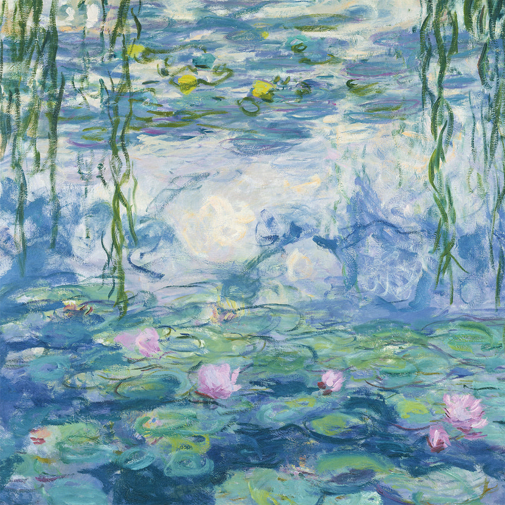 Claude Monet - Reflections 8 Square Notecards Wallet - Bee's Emporium