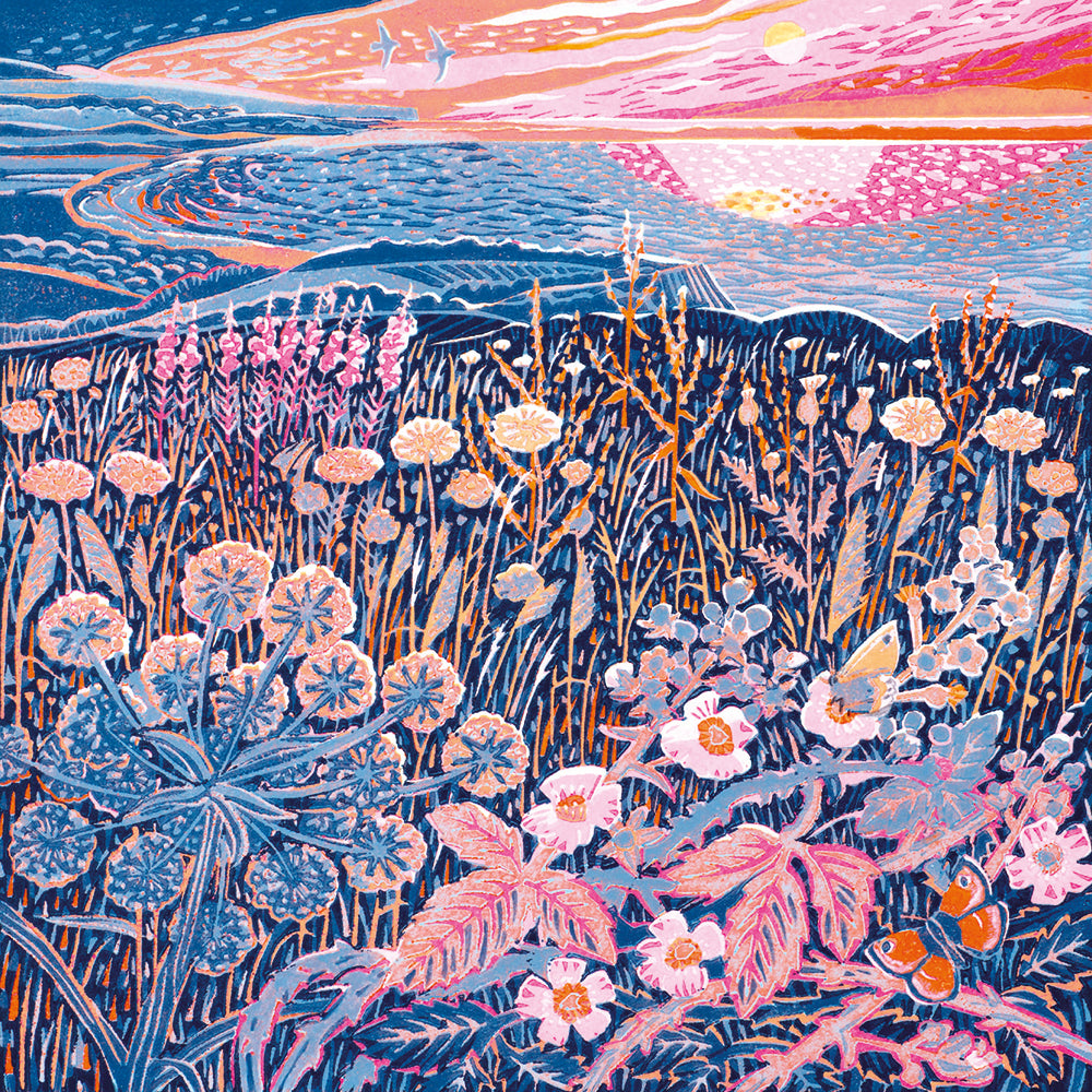 Morning Sunrise by Annie Soudain 8 Square Notecards Wallet - Bee's Emporium
