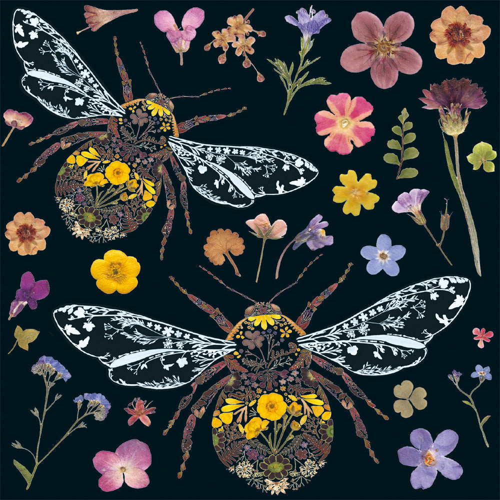 Wild Press by Helen Ahpornsiri Box of 20 Notecards with Envelopes - Bee's Emporium