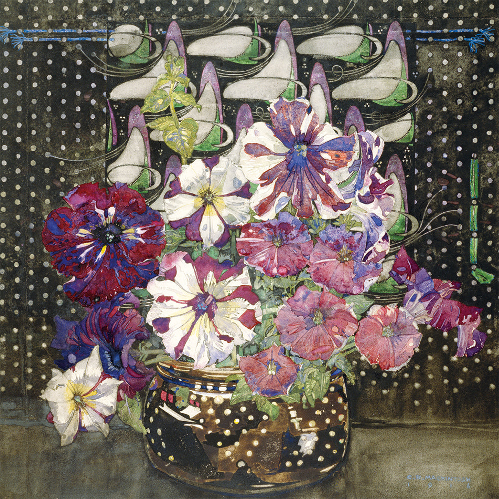 Charles Rennie Mackintosh Florals Box of 20 Notecards with Envelopes - Bee's Emporium