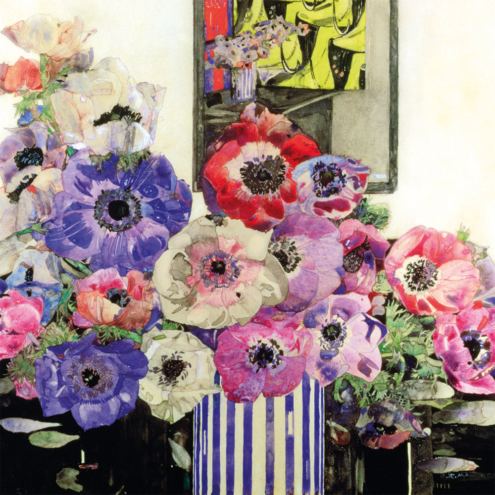 Charles Rennie Mackintosh Florals Box of 20 Notecards with Envelopes - Bee's Emporium
