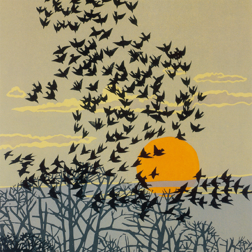 Landscape Linocuts by Robert Gillmor Box of 20 Notecards with Envelopes - Bee's Emporium