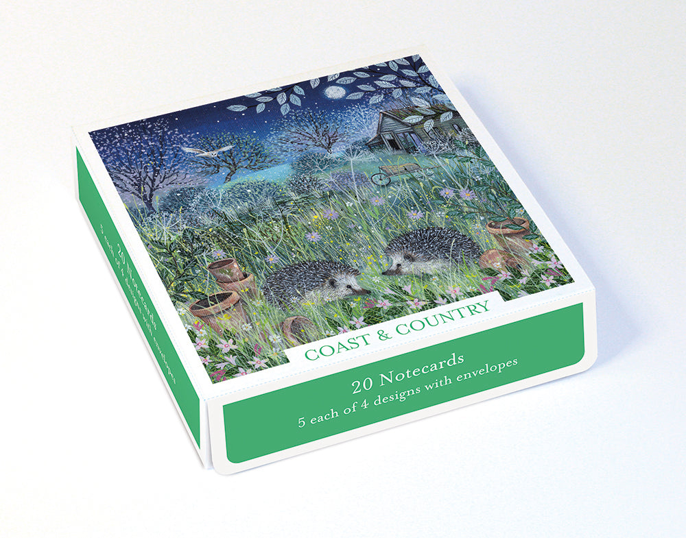 Coast and Country by Lucy Grossmith Box of 20 Notecards with Envelopes - Bee's Emporium