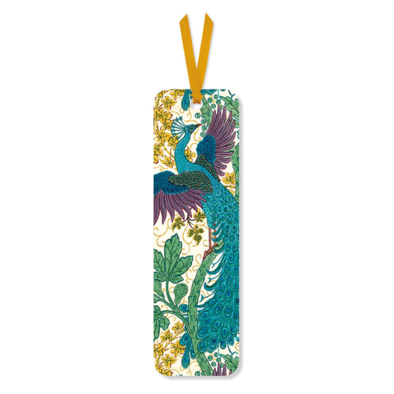 V&A Fig and Peacock Wallpaper Bookmark