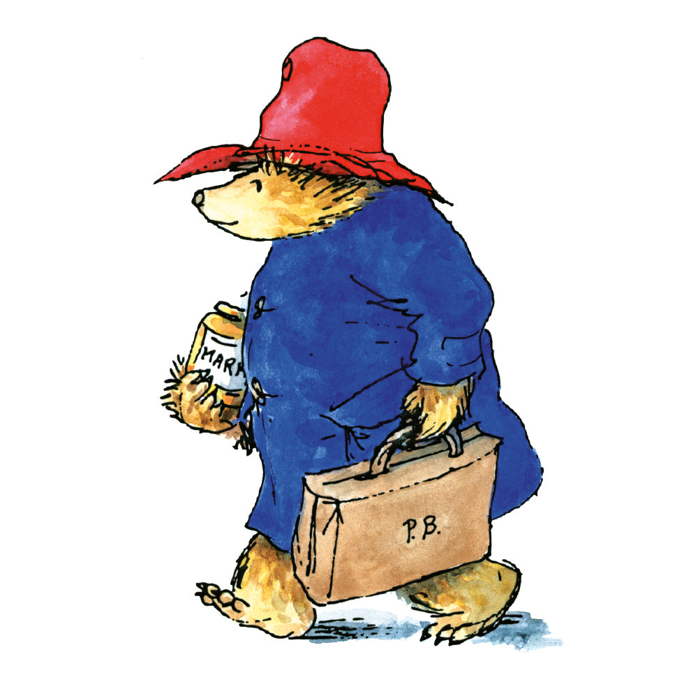 Paddington Bear with Marmalade Blank Greeting Card with Envelope - Bee's Emporium