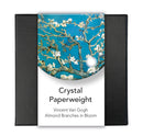 Vincent Van Gogh Almond Branches in Bloom Crystal Dome Paperweight