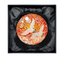 V&A Kimono Cranes Crystal Dome Paperweight
