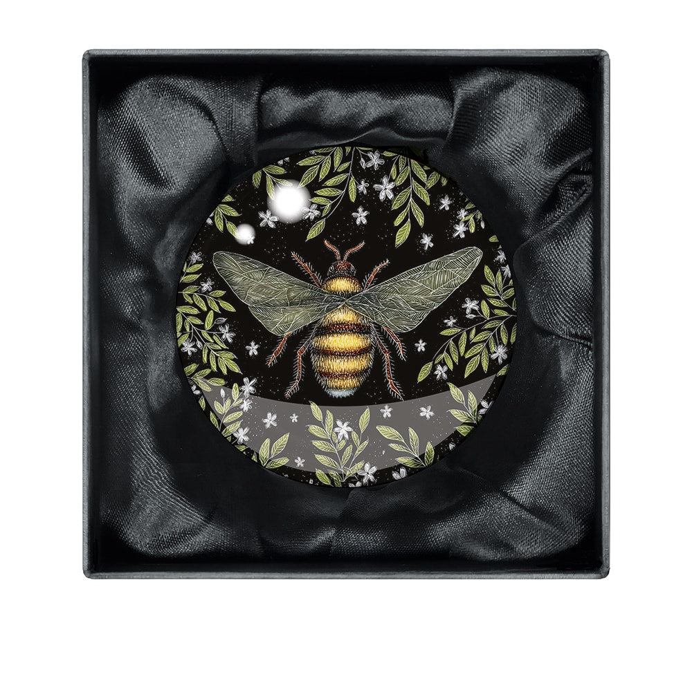 Catherine Rowe Honey Bee Crystal Dome Paperweight - Bee's Emporium