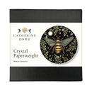Catherine Rowe Honey Bee Crystal Dome Paperweight