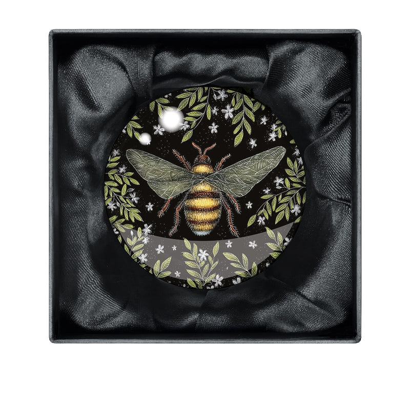 Catherine Rowe Honey Bee Crystal Dome Paperweight