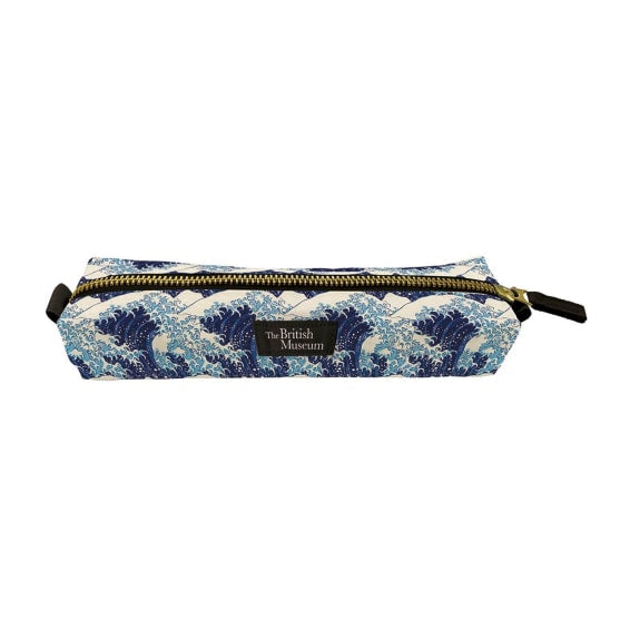 The British Museum - Hokusai Wave Pencil Case - Bee's Emporium