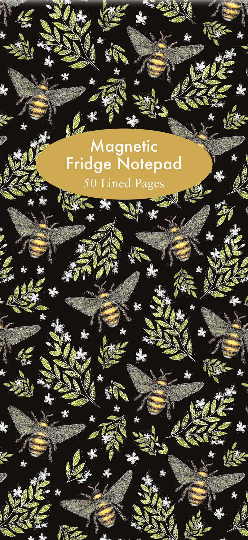 Catherine Rowe - Honey Bee Magnetic Fridge Notepad - Bee's Emporium