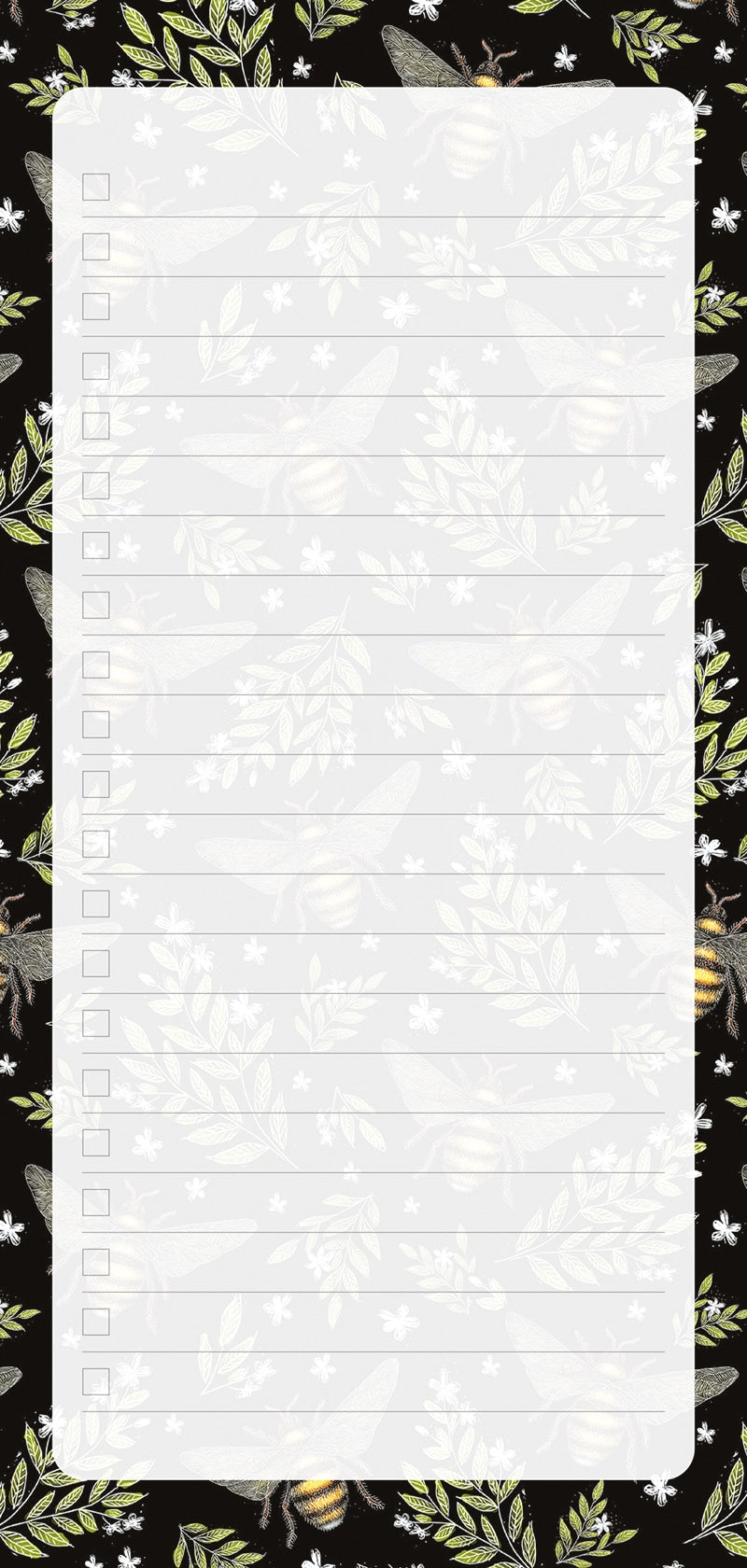 Catherine Rowe - Honey Bee Magnetic Fridge Notepad - Bee's Emporium