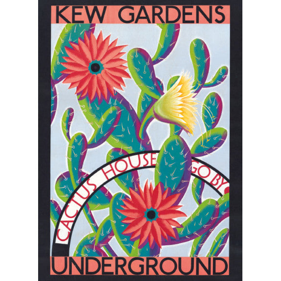 Kew Gardens Cactus House Blank Greeting Card with Envelope - Bee's Emporium