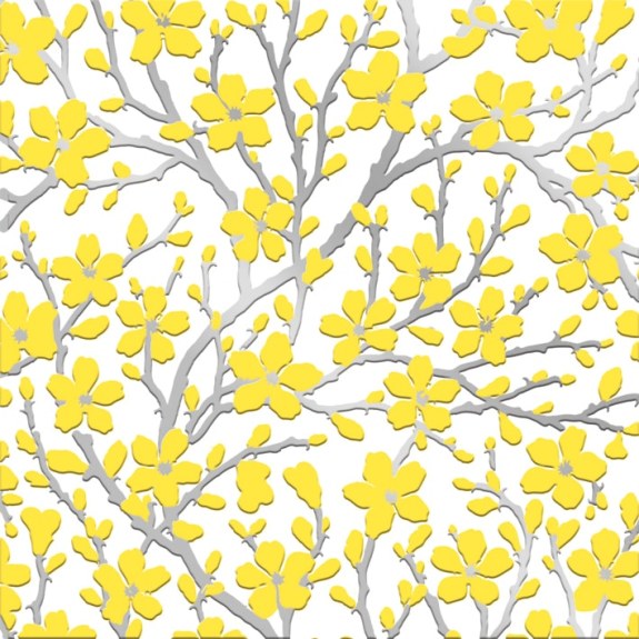 V&A Almond Blossom Blank Greeting Card with Envelope - Bee's Emporium