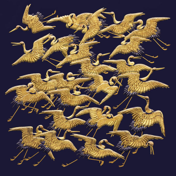 V&A - Japanese Cranes 8 Square Notecards Wallet - Bee's Emporium