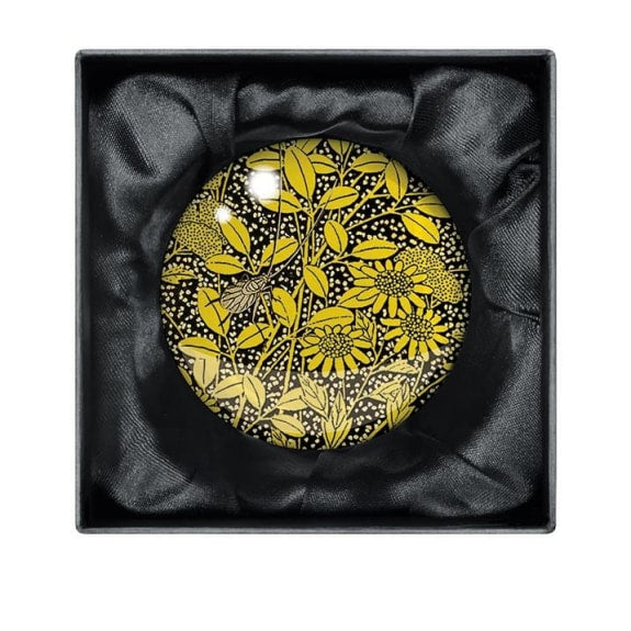 V&A Writing Box Crystal Dome Paperweight - Bee's Emporium