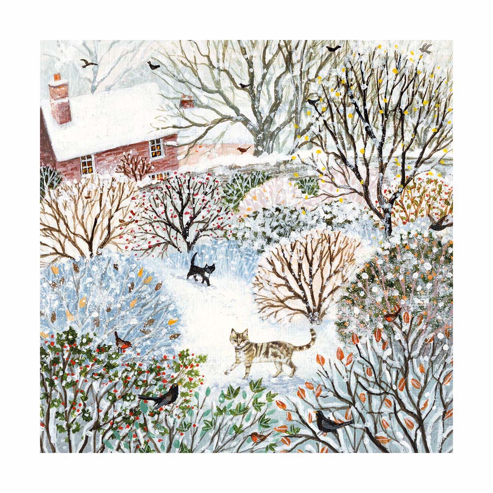 Winter Walks by Lucy Grossmith Box of 20 Christmas Cards - Bee's Emporium