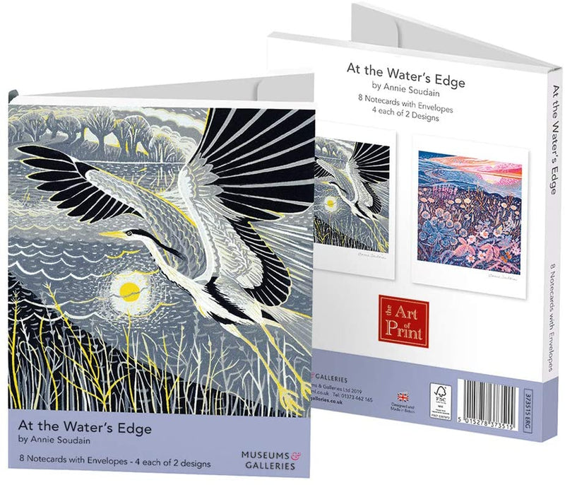 Annie Soudain At the Water's Edge Rectangle Notecard Wallet - Bee's Emporium
