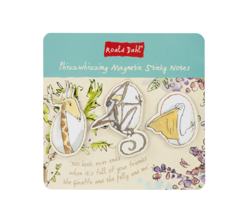 Roald Dahl Magnetic Sticky Notes (3 Pk) - Bee's Emporium