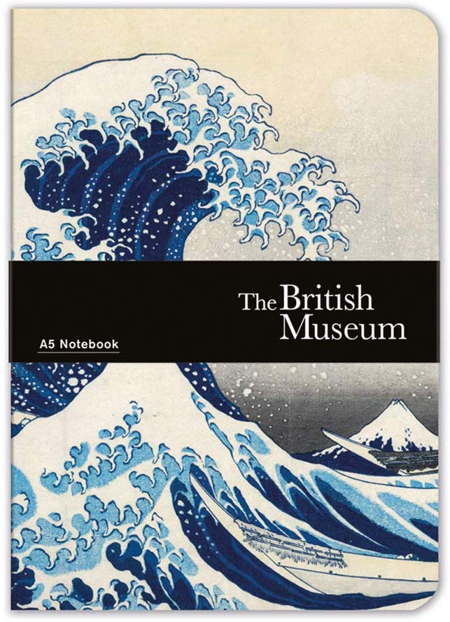 The British Museum Hokusai The Wave A5 Luxury Notebook - Bee's Emporium